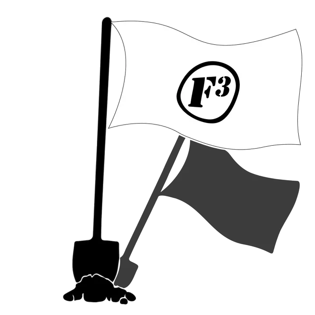 F3 Shovel Flag